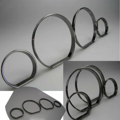 TACHORINGE SCHWARZER / DUNKLER CHROM passend für BMW E46 3er  - Bild 1 von 4