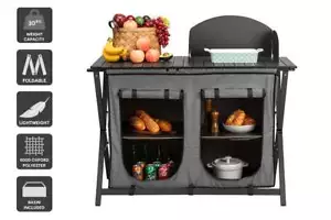 Komodo Outdoor Camping Kitchen, Grey, Camping Furniture, Sports, Outdoors & - Picture 1 of 9