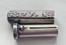Czechoslovakian Art Deco Engraved Silver Lipstick Case -  13.99 gr