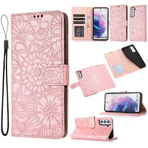 For Samsung S24 Plus S24 Embossing PU Leather Flip Wallet Case Phone Case Cover - Picture 1 of 18