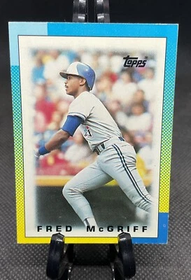 1990 Topps Mini Leaders #43 Fred McGriff - Toronto Blue Jays - Image 1 of 3