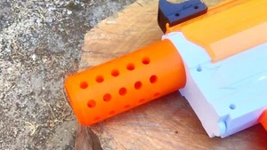 Supresor de flash Blasters3D HMP (102 mm) para módulo Nerf N-Strike - mod barril - Imagen 1 de 7