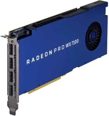 AMD Radeon WX 7100 8GB Pro GDDR5 Pro WX 7100 8GB Video Graphics Card GPU - Image 1 of 4