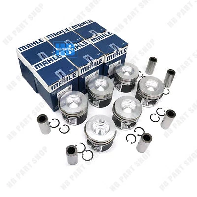 Juego de 6 anillos de pistón MAHLE Φ83,01+0,5 mm para VW Touareg Audi A4 A6 Q7 3,0T diésel Foto 1 de 4