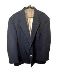 Lord & Taylor Wimbledon of England 48R Navy Blue Gold Button Sport Coat Blazer - Bild 1 von 18