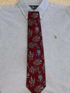RL Polo Dress Shirt & Tie Combo Blue Yarmouth 15 1/2 34 Christian Dior Paisley - Picture 1 of 14