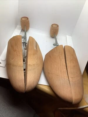 Maca de sapato de madeira vintage sem marca - Ajustável - Tamanho 9 - Imagem 1 de 4