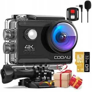 COOAU Sports Action Camera 4K 20MP Video Recorder Go Pro Waterproof Underwater - Picture 1 of 12