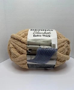 Bernat Blanket Extra Thick Yarn 72yd 21.2oz Jumbo 7 - Bone / Lot# 283603 - Bild 1 von 7