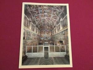Vintage Photo Sistine Chapel ceiling By Michelangelo Photos by The Vatican - Picture 1 of 12