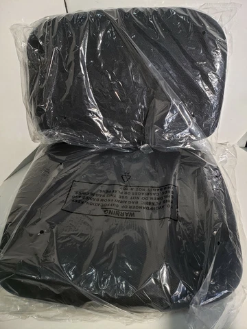 Replacment Chair Seat Back And Bottom,Black,  New Take Off's Cover