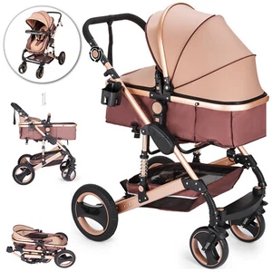 VEVOR 2 in1 Passeggino Carrozzina Pieghevole Baby Stroller per Bambini 0-36 Mesi - Foto 1 di 12