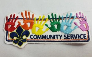 Boy Scouts of America BSA Community Service Patch - Picture 1 of 3