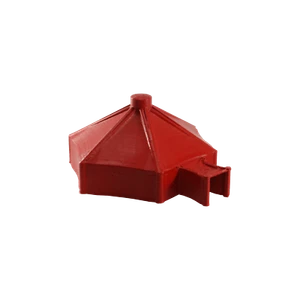 Spur N Zirkuszelt rot lackiert, innen hohl, ohne Einrichtung, Standmodell starr - Bild 1 von 3