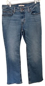 Jeans stivaletto donna Levis super basso W31 L30 blu denim 31X30 - Foto 1 di 13