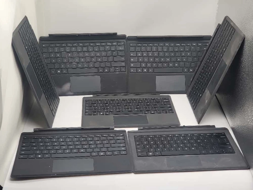 LOTE DE 7 Capa Tipo Microsoft Preta Surface Pro 3,4,5,6,7 Retroiluminada GARANTIA - Imagem 1 de 4