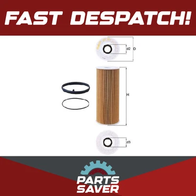 Oil Filter fits AUDI A6 C6, C7 2.4 2.8 3.0 3.2 04 to 18 Mahle 06E115405A Quality - Image 1 of 4