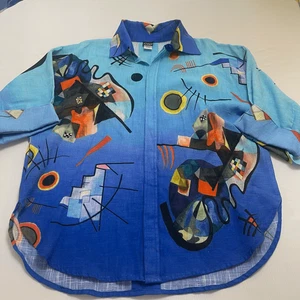 Camisa Dilemma Mujer Arte para Usar Nueva York Moda Gran Tamaño Abstracto Talla Única - Imagen 1 de 7