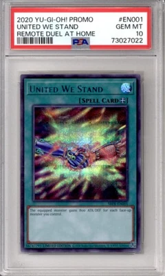 Yu-Gi-Oh Remote Duel United We Stand SBPR-EN001 PSA 10 GEM MINT POP 40 YuGiOh - Image 1 of 2