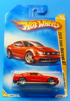Ford Mustang GT #41/42 2010 Hot Wheels 2009 nuevos modelos rojo envío y devolución gratuitos en caja 1/64 Foto 1 de 4