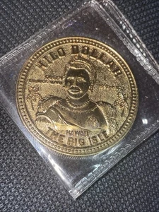 Hilo Dollar Münze Hawaiian Queen Liliuokalani The Big Isle Island Souvenir Medaille - Bild 1 von 2