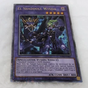 Yugioh El Shaddoll Winda Alt Art Quarter Century Secret Rare RA04-EN067 IN HAND - Picture 1 of 3
