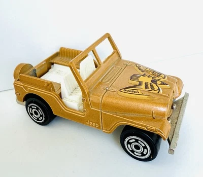 1980s Majorette Jeep 4x4 No. 268 Golden Eagle France 1/54 Scale 4x4 Off Road - Image 1 of 4