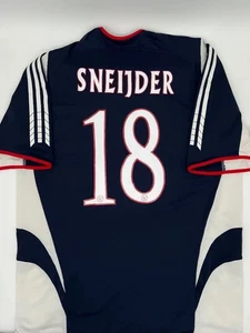 Camiseta deportiva de fútbol Sneijder #18 Ajax 2005/2006/2007 visitante original Adidas de colección rara L - Imagen 1 de 10
