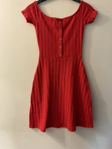 Women’s Size XS BERSHKA red Very Stretchy Dress - Picture 1 of 2