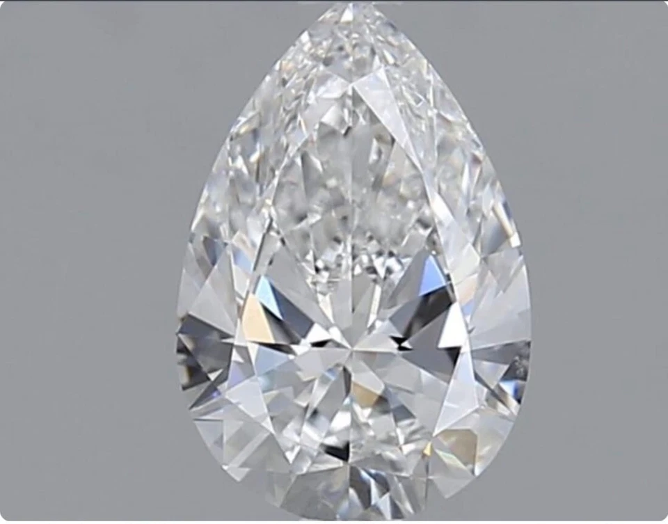 IGI Certified Lab Grown Diamond CVD Pear Cut 1.50ct F Color VS2 Clarity - Image 1 of 4