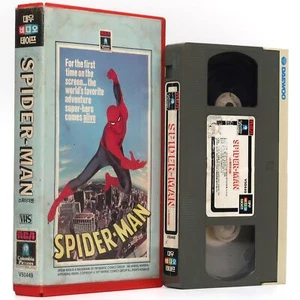 The Amazing Spider-Man (1977) Korean VHS Rental [NTSC] Korea Dub [read] Rare - Picture 1 of 6