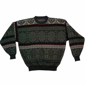 Obermeyer Winnipeg Vintage Crewneck Wool Blend Sweater Men's XL - Picture 1 of 12