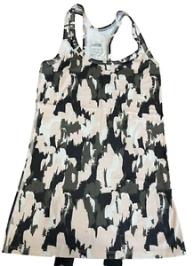 The North Face Flashdry Tank Top Women XS Camo Black Peach Black White Gray - Picture 1 of 15