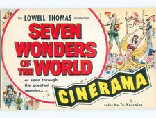 1956 Seven Wonders OF THE WORLD - FILM AT THEATER IN CINCINNATI Ohio OH k6969