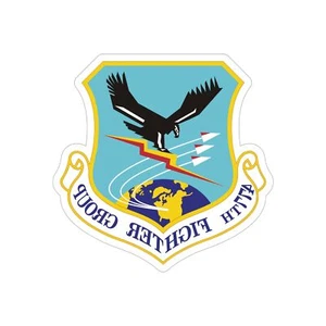 477th Fighter Group (U.S. Air Force) REVERSE PRINT Transparent STICKER - Picture 1 of 16