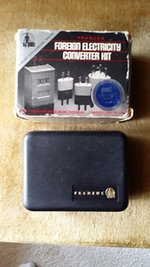 Kit convertidor de viaje de electricidad extranjera Franzus modelo CA-1600 1600 W EE. UU. usado - Imagen 1 de 4