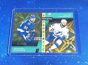 STEVEN STAMKOS NIKITA KUCHEROV 2021-22 Synergy Duos Stars Gold /249 #SD-4 - Picture 1 of 2