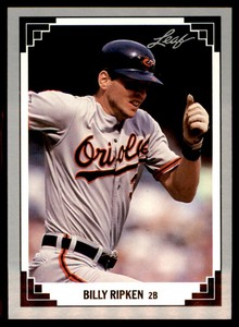 1991 LEAF BILLY RIPKEN BALTIMORE ORIOLES #7