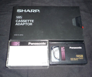 SHARP Cassette Adapter VHS-C zu VHS Video Kassette