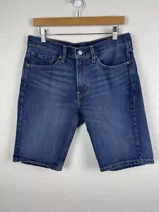 Pantaloncini da uomo Levi's taglia 31 denim lavati scuri anni '90 Y2K - Foto 1 di 10