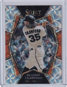 2022 Panini Select Baseballl Silver Scope Prizm #176 Brandon Crawford GIANTS - Picture 1 of 2