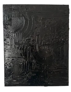 Abstraktes Bild / Struktur / Spachtelkunst auf Leinwand - Bild 1 von 2