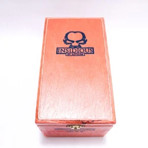 Insidious by Asylum 48 x 7 Empty Wood Cigar Box 7.5" x 4.25" x 4" - Picture 1 of 6