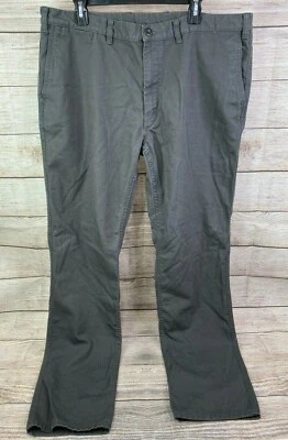 Pantalones informales de senderismo Patagonia para hombre de algodón orgánico de 5 bolsillos grises talla 38 largos Foto 1 de 4
