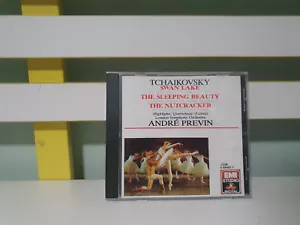 Andre Previn Tchaikovsky Swan Lake Nutcracker Sleeping Beauty CD 1987 EMI Angel - Picture 1 of 3
