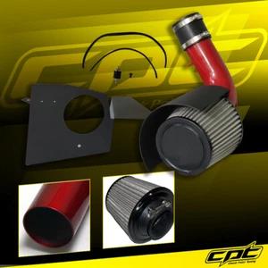 For 10-15 VW Volkswagen Jetta 2.0L TDi Red Cold Air Intake Stainless Air Filter - Picture 1 of 1