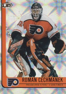 2001-02 Pacific Heads Up Hockey #71 Roman Cechmanek Philadelphia Flyers