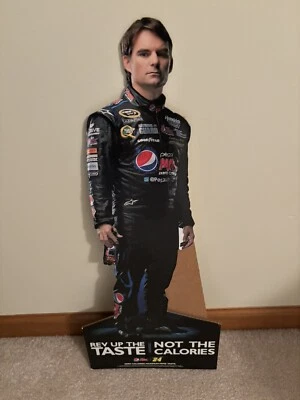 Винтажный картонный плакат Jeff Gordon No24 Pepsi Max 24 дюйма Stand Up Rev Up The Taste - Изображение 1 из 4