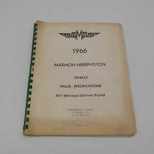 Marmon Herrington 1966 Vehicle Sales Specifications All-Wheel Drive Ford - Picture 1 of 4