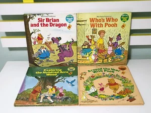 Lot of 4x Disney's Adventures of Winnie-The-Pooh 1980 HC Children's Books! - Picture 1 of 5